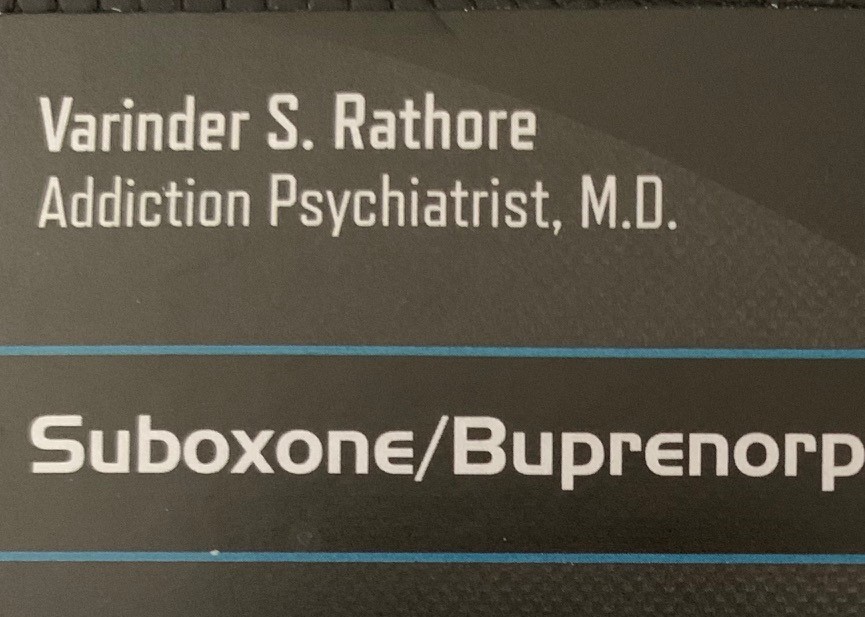 Suboxone/Buprenorphine Treatment of Albany: Varinder S. Rathore, M.D. - Photo 2