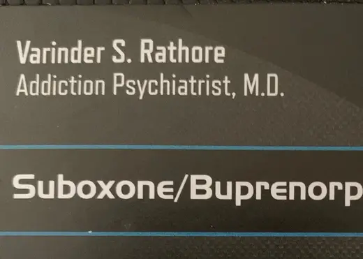 Suboxone/Buprenorphine Treatment of Albany: Varinder S. Rathore, M.D. facility photo